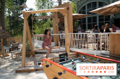 Le Beach Parisienne du Chalet du lac, la plage estivale à Paris