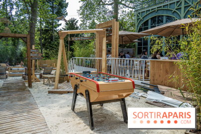 Le Beach Parisienne du Chalet du lac, la plage estivale à Paris