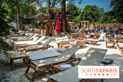 Le Beach Parisienne du Chalet du lac, la plage estivale à Paris