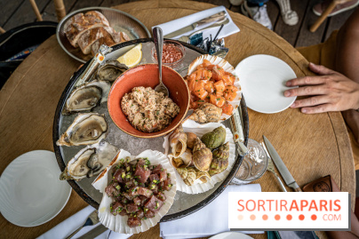 Polpo brasserie, la terrasse péniche 