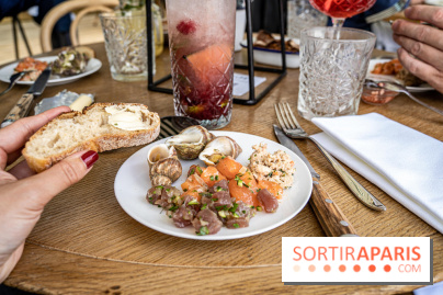 Polpo brasserie, la terrasse péniche 