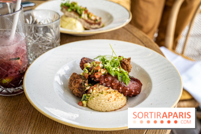 Polpo brasserie, la terrasse péniche 