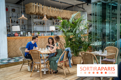 Polpo brasserie, la terrasse péniche 