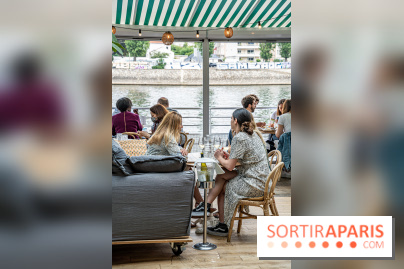 Polpo brasserie, la terrasse péniche 