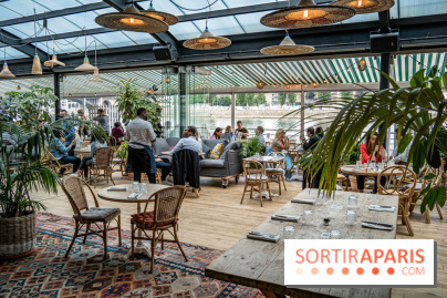 Polpo brasserie, la terrasse péniche 