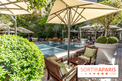 La terrasse du Royal Monceau en mode estivale