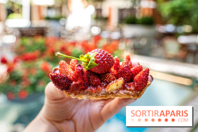 La terrasse du Royal Monceau en mode estivale