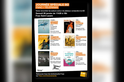 Journée spéciale BD Fnac - Télérama