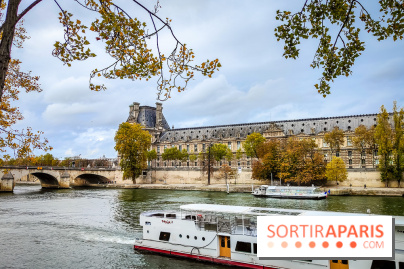 Visuels Paris Seine automne Tuileries bateau