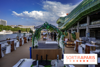 Solarium, la péniche au pied de la Cité de la Mode et du Design