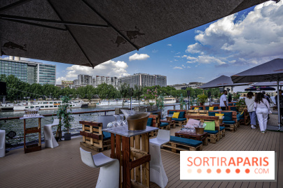 Solarium, la péniche au pied de la Cité de la Mode et du Design