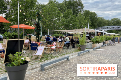 La Mer à Boire la terrasse en mode bord de mer à Paris