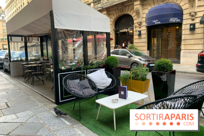 Aperitivo en terrasse au bar du Sofitel Paris le Faubourg