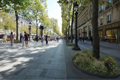 Paris : les Champs-Elysées change de visage pour les Jeux Olympiques de 2024