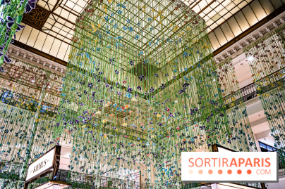 Les fleurs de Thebe Magugu au Bon Marché