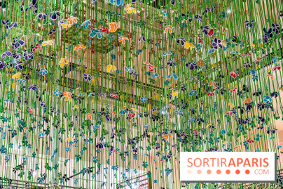 Les fleurs de Thebe Magugu au Bon Marché