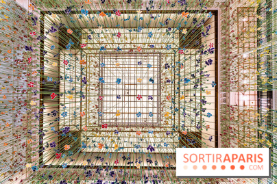 Les fleurs de Thebe Magugu au Bon Marché