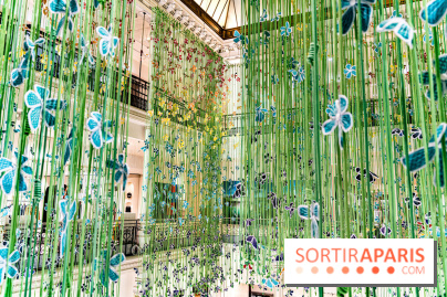 Les fleurs de Thebe Magugu au Bon Marché