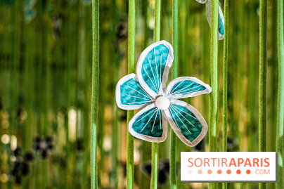 Les fleurs de Thebe Magugu au Bon Marché