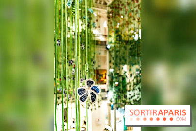 Les fleurs de Thebe Magugu au Bon Marché