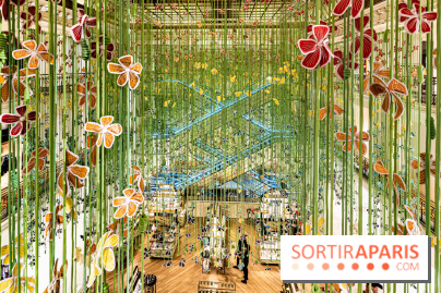 Les fleurs de Thebe Magugu au Bon Marché