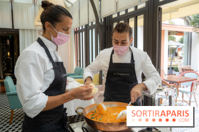 Il Carpaccio au Royal Monceau par Alessandra Del favero et Oliver Piras