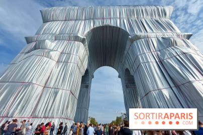 L'Arc de Triomphe empaqueté, nos photos