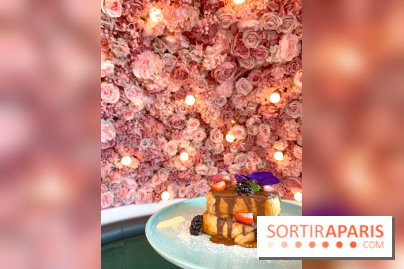 Elan café, le célèbre salon de thé rose aux Galeries Lafayette