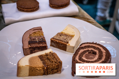 Photos : Les Bûches de Noël 2021 et galettes 2022 de Pierre Chirac et Stephanie Le Quellec