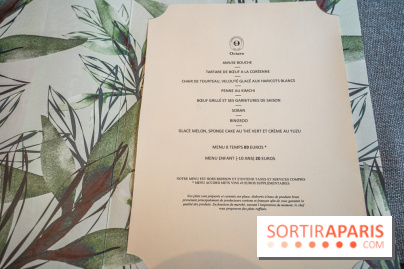 Octave restaurant dans le 16e par Juliette Ju - menu - carte