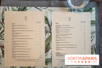 Octave restaurant dans le 16e par Juliette Ju - menu soir - carte