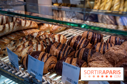 Photos : Boulangerie Baptiste aux Batignolles par Joël Defives - pain au chocolat