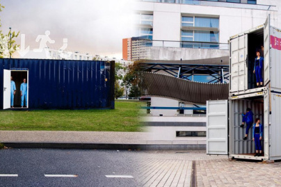 Ktha Compagnie fait escale devant la mairie du 11ème.