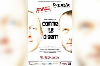 Comme ils disent, Spectacle, Comédie, Paris, Théâtre, Mélo d'Amélie