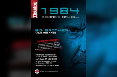  1984, Big Brother, George Orwell, Spectacle, Théâtre, Ménilmontant, Paris 