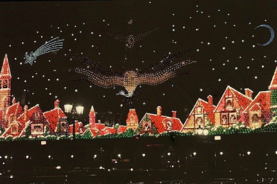 Illuminations de Noël en 1925 