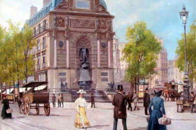 Paris en 1910 - 1920 peint par Léon Zeytline - PHOTOS