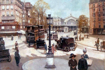 Paris en 1910 - 1920 peint par Léon Zeytline - PHOTOS