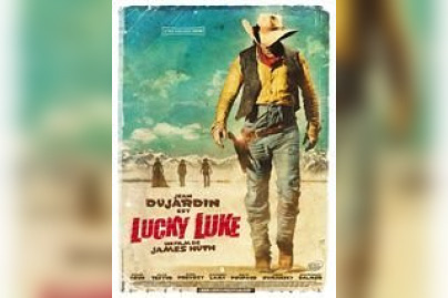 cow-boy, lucky luke, desert, Jean Dujardin