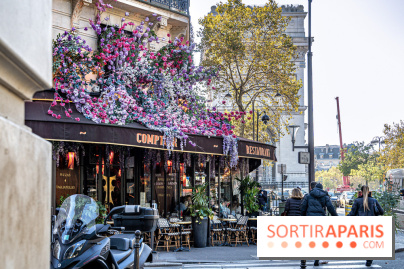 Les cafés fleuris de Paris