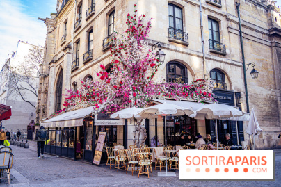 Les cafés fleuris de Paris