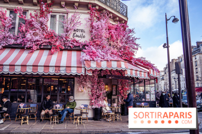 Les cafés fleuris de Paris