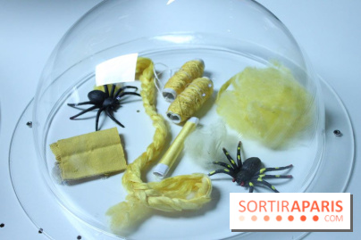Futurotextiles 3 à la Cité des Sciences : fil d'araignées