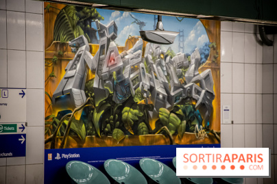 Horizon Forbidden West : l'exposition dans le métro parisien - nos photos