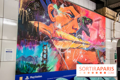 Horizon Forbidden West : l'exposition dans le métro parisien - nos photos