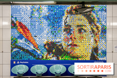 Horizon Forbidden West : l'exposition dans le métro parisien - nos photos