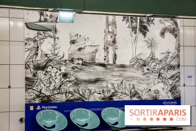 Horizon Forbidden West : l'exposition dans le métro parisien - nos photos