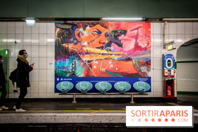 Horizon Forbidden West : l'exposition dans le métro parisien - nos photos