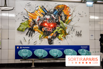 Horizon Forbidden West : l'exposition dans le métro parisien - nos photos