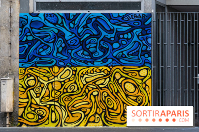 Le monde du street art se mobilise pour l'Ukraine à Paris, les photos